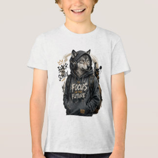 Camiseta Wolf Back to School Streetwear