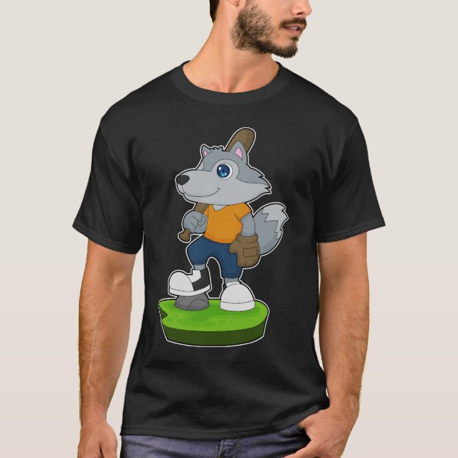 Camiseta Wolf Baseball Bbat Esporte (Frente)