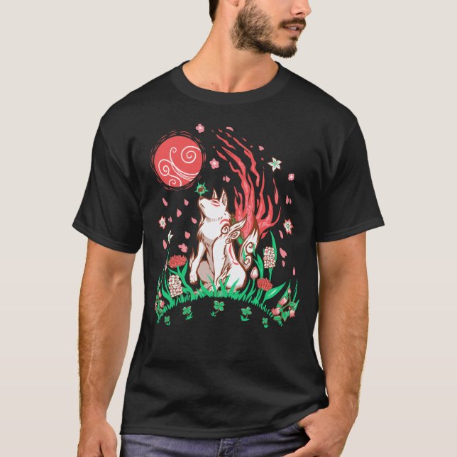 Camiseta Wolf Blossom Breeze (Frente)