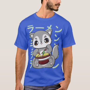 Camiseta Wolf Come Ramen E Japonês 3010