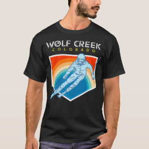 Camiseta Wolf Creek, Colorado USA Ski Resort 1980s Retro 2
