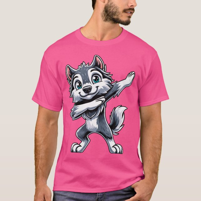 Camiseta Wolf Dabbing (Frente)