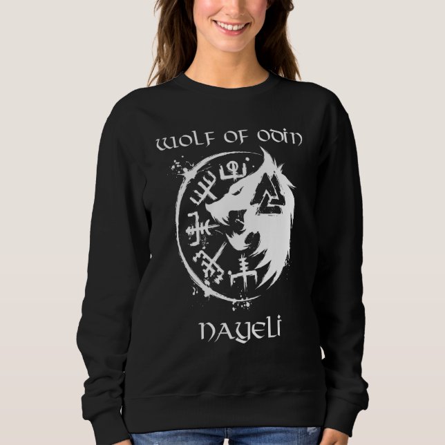 Camiseta Wolf De Odin Nayeli Personalizado (Frente)