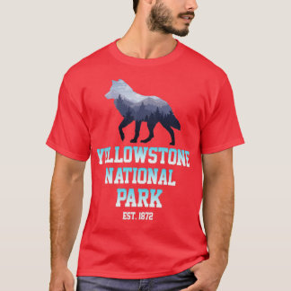 Camiseta Wolf do Parque Nacional Yellowstone