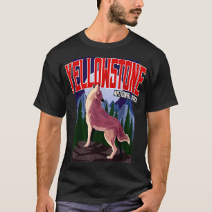 Camiseta Wolf do Parque Nacional Yellowstone