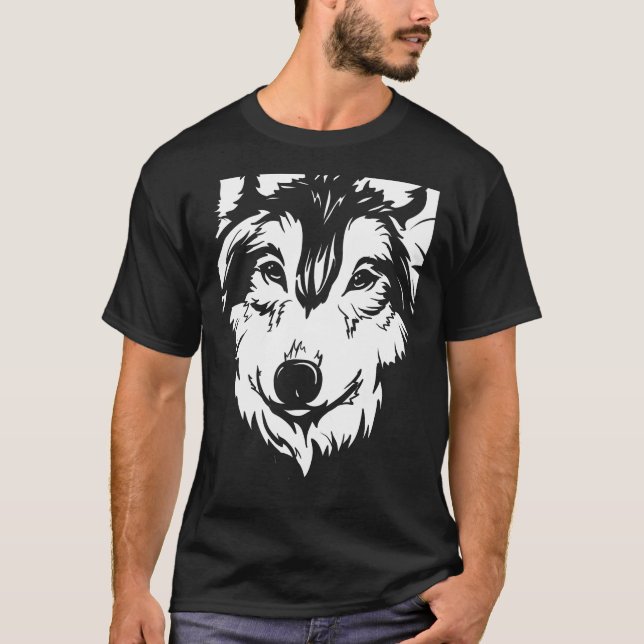 Camiseta Wolf drawing (Frente)