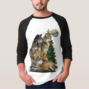 Camiseta Wolf e Moon