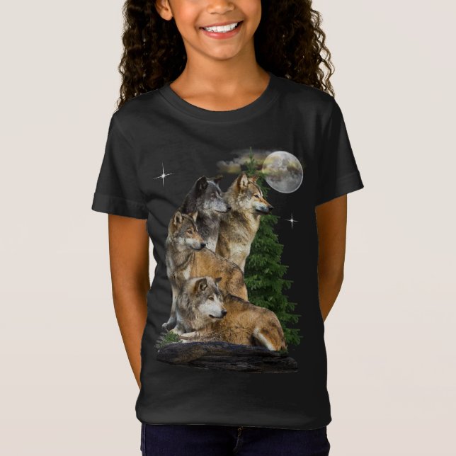 Camiseta Wolf e Moon (Frente)