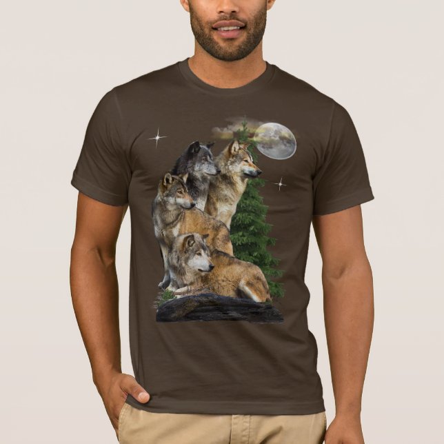 Camiseta Wolf e Moon (Frente)