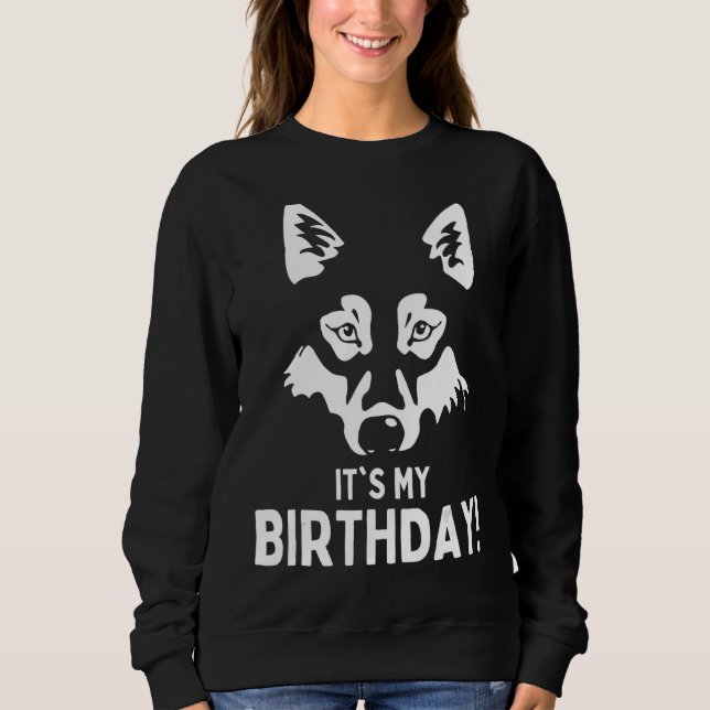 Camiseta Wolf, é o meu Aniversário de criança de Garotos de (Frente)