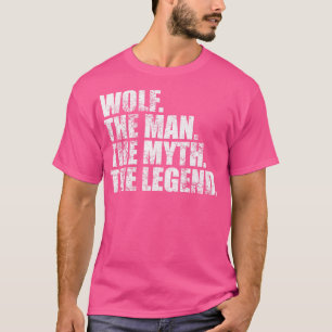 Camiseta Wolf Family name Wolf sobrenome Wolf Surname W