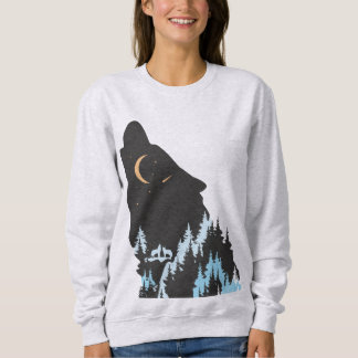 Camiseta Wolf Fantasy Women Basic Sweirts