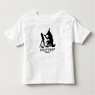 Camiseta Wolf Fest 2024 Toddler Tee Design Frente