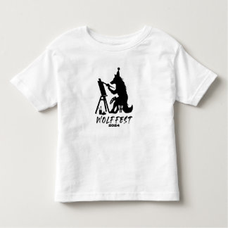 Camiseta Wolf Fest 2024 Toddler Tee Design Frente
