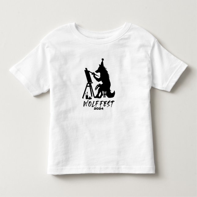 Camiseta Wolf Fest 2024 Toddler Tee Design Frente (Frente)