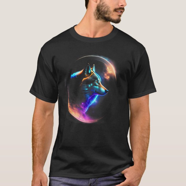 Camiseta Wolf Galaxy (Frente)