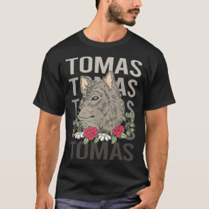 Camiseta Wolf Head - Tomas Name