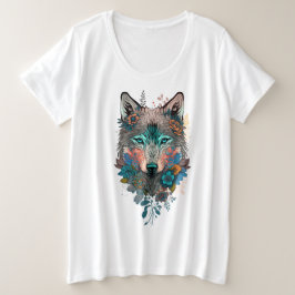 CAMISETA WOLF IN FLOWER