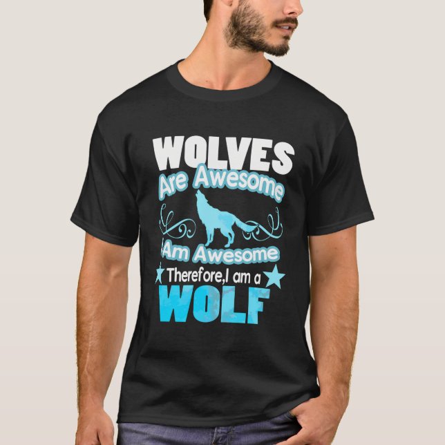 Camiseta Wolf Long Sleeve Shirt - Os Lobos São Incríveis Eu (Frente)