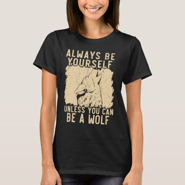 Camiseta Wolf Lover Werewolf Wolfpack Wolfgang Wildlife Ani (Frente)