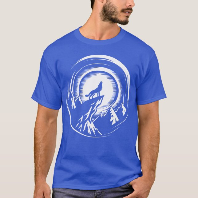 Camiseta Wolf modern girl friend (Frente)