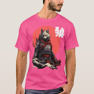 Camiseta Wolf Ninja - Caractere Japonês Legal Wolf