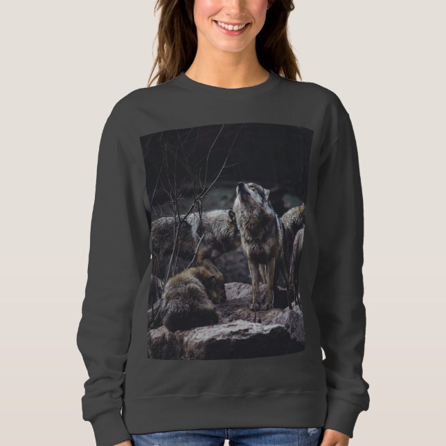 Camiseta Wolf Pack Sweatshirt (Frente)