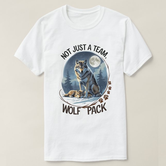 Camiseta Wolf Pack - Unidos pela Nature (Frente do Design)