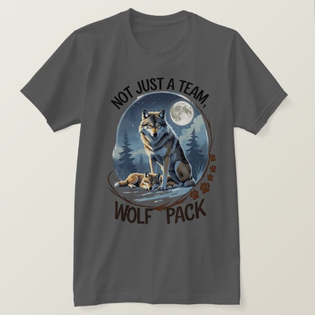 Camiseta Wolf Pack - Unidos pela Nature (Frente do Design)