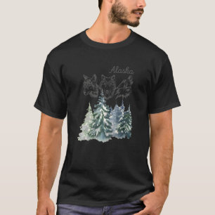 Camiseta Wolf Para Vacinação Do Alasca