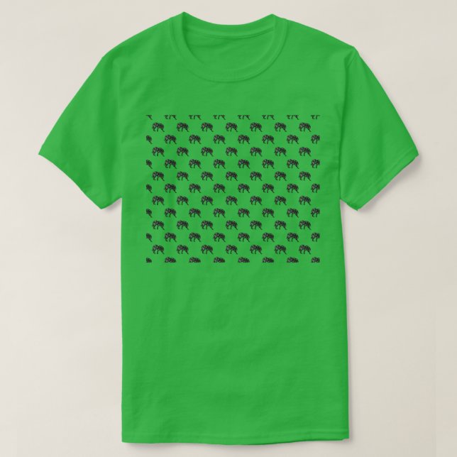 Camiseta Wolf Pattern (Frente do Design)