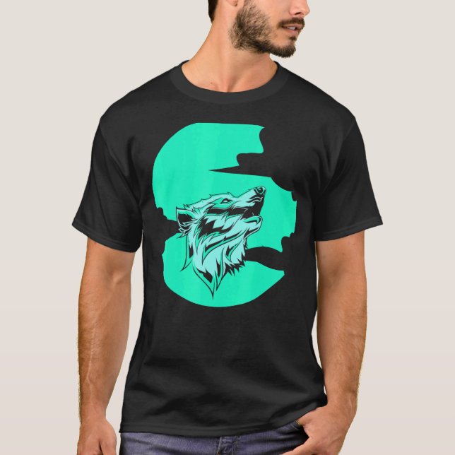 Camiseta Wolf Predator Animal Forest Wolf Howling (Frente)