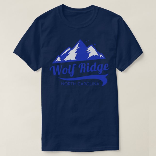 Camiseta Wolf Ridge ski North olina 1 (Frente do Design)