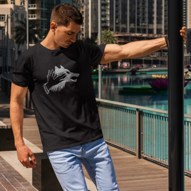 Camiseta Wolf Shadow (Criador carregado)