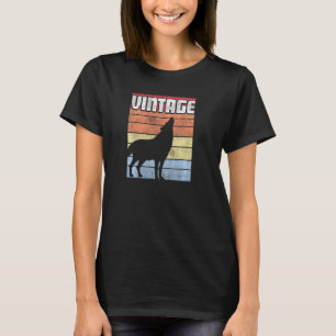 Camiseta Wolf Shirt Wolves Retro Style Vintage Mountain Ca