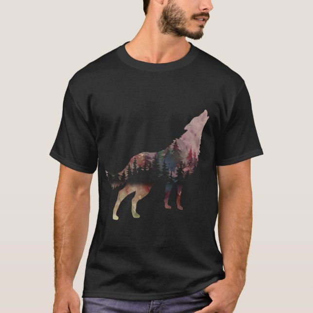 Camiseta Wolf Silhouette (Frente)