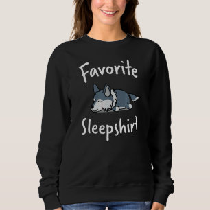 Camiseta Wolf Sleep Pajama Pajamas Nightgown Ideia 1
