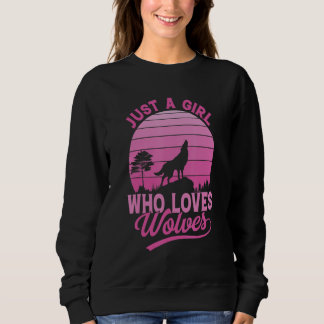Camiseta Wolf Tee. Just A Girl Who Loves Wolves_1