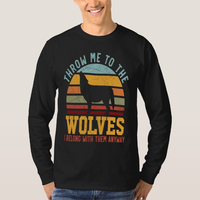 Camiseta Wolf  Werewolf Wolfpack Wolfgang Wildlife Animal   (Frente)