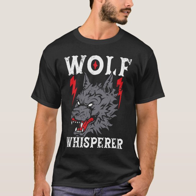 Camiseta Wolf Whisperer Werewolf Wolfpack Wolfgang Willife (Frente)