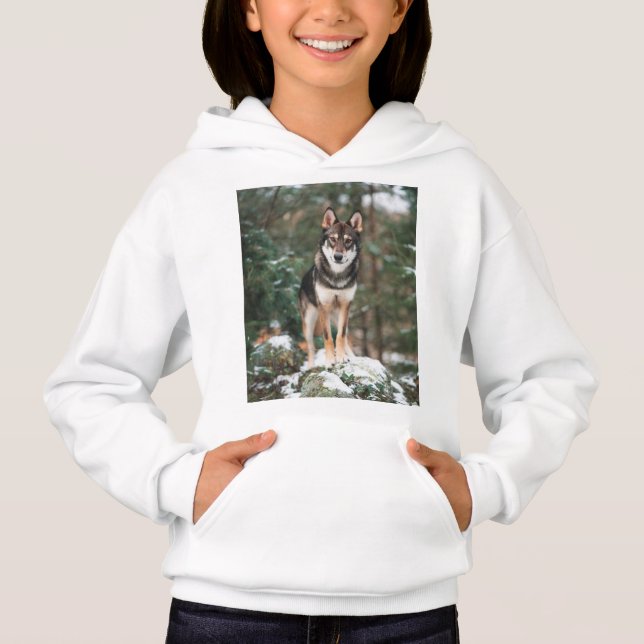 Camiseta Wolfdog Hoodie (Frente)