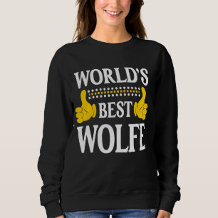 Camiseta Wolfe Surname Funny Team Family World's