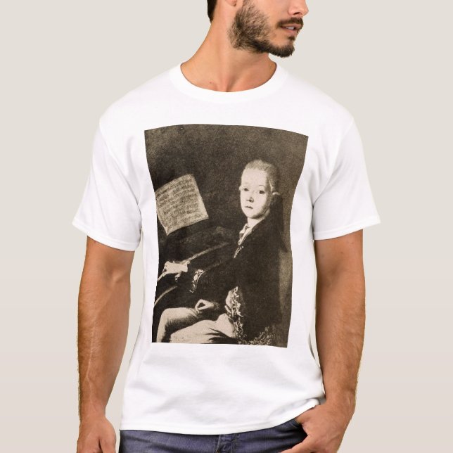 Camiseta Wolfgang Amadeus Mozart (Frente)