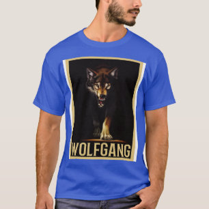 Camiseta Wolfgang Wolf Outfit No Dia Do Nome Com Nome 3