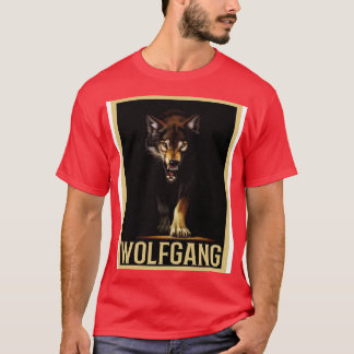 Camiseta Wolfgang Wolf Outfit No Dia Do Nome Com Nome 4