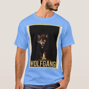 Camiseta Wolfgang Wolf Outfit No Dia Do Nome Com Nome 9
