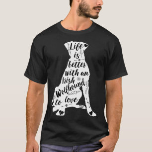 Camiseta Wolfhound Irlandês Para O Cão De Wolfhound Irlandê