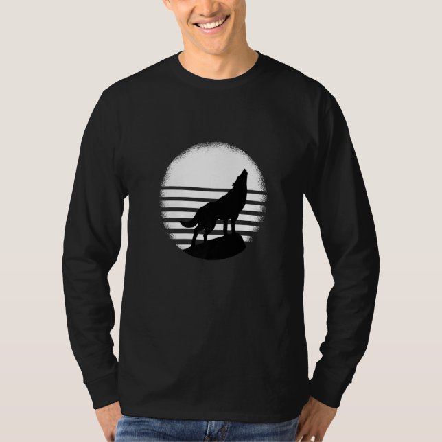Camiseta Wolfhund Alpha Wolfman Hood Wolf Premium (Frente)