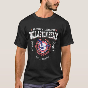 Camiseta Wollaston Beach Quincy Massachusetts South Shore M