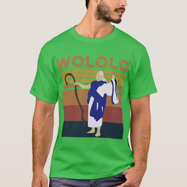 Camiseta Wololo Priest Aoe Age Of Empires Game Gaming Gift  (Frente)